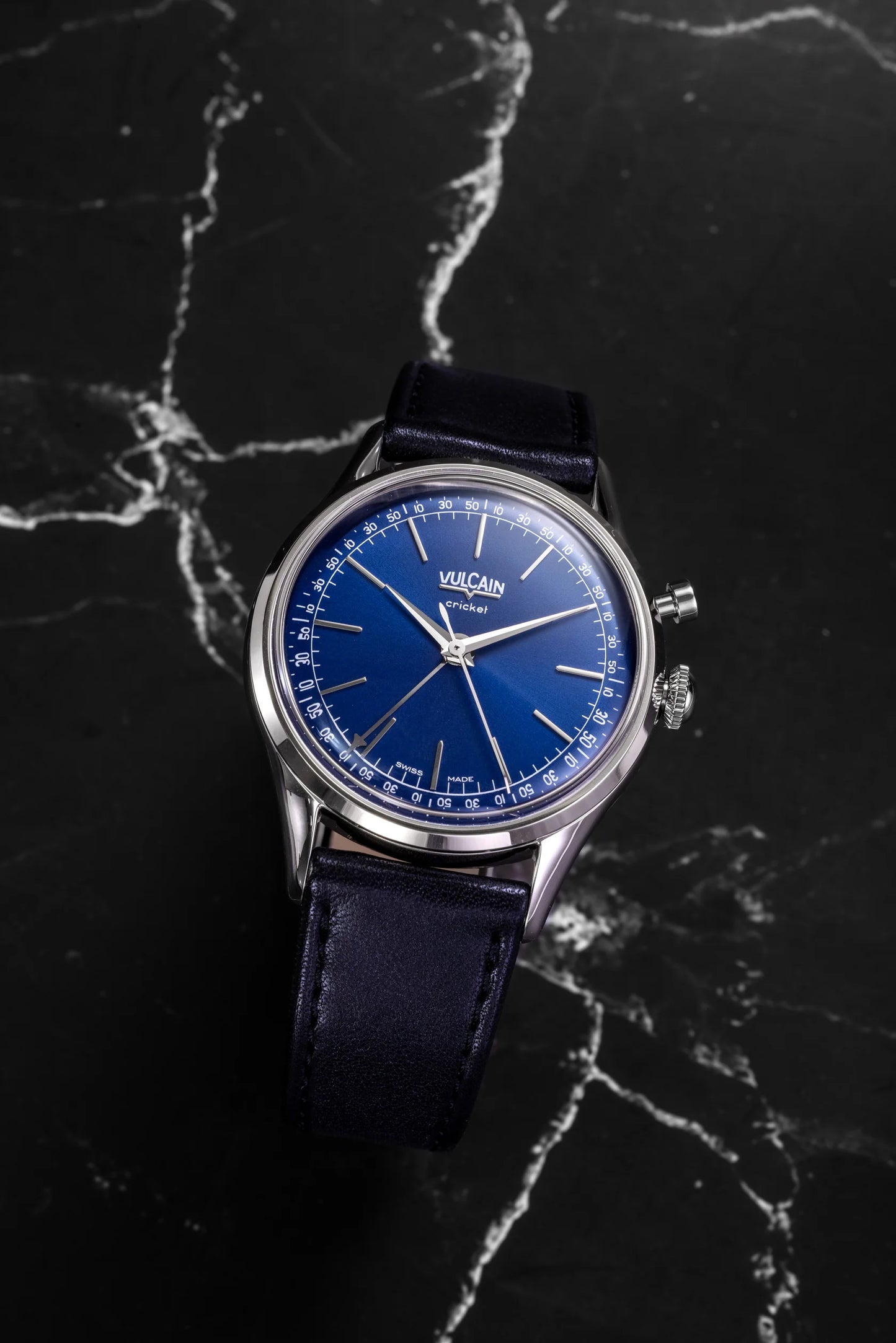 Vulcain Cricket President 39mm - Blue Limited Edition