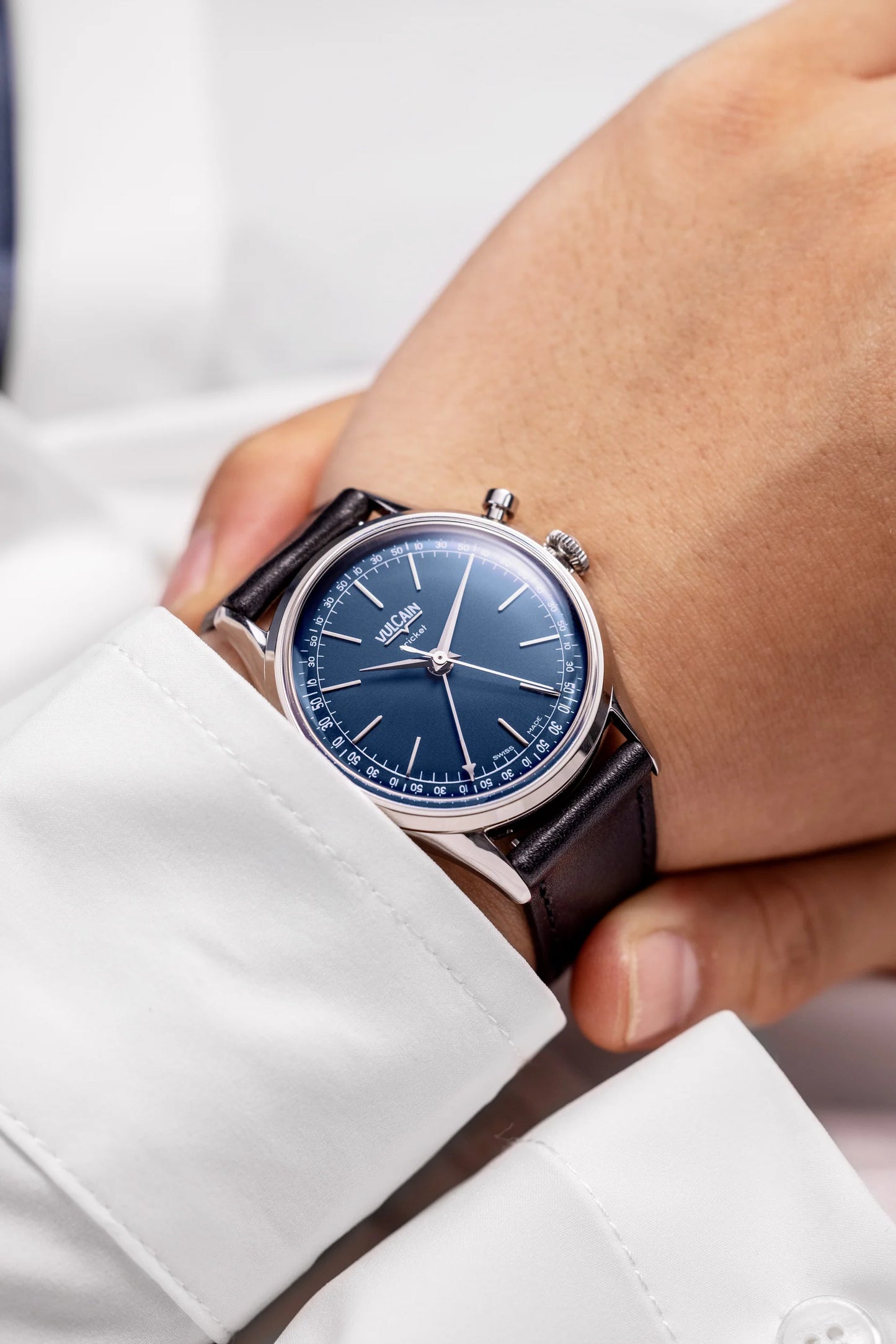 Vulcain Cricket President 39mm - Blue Limited Edition