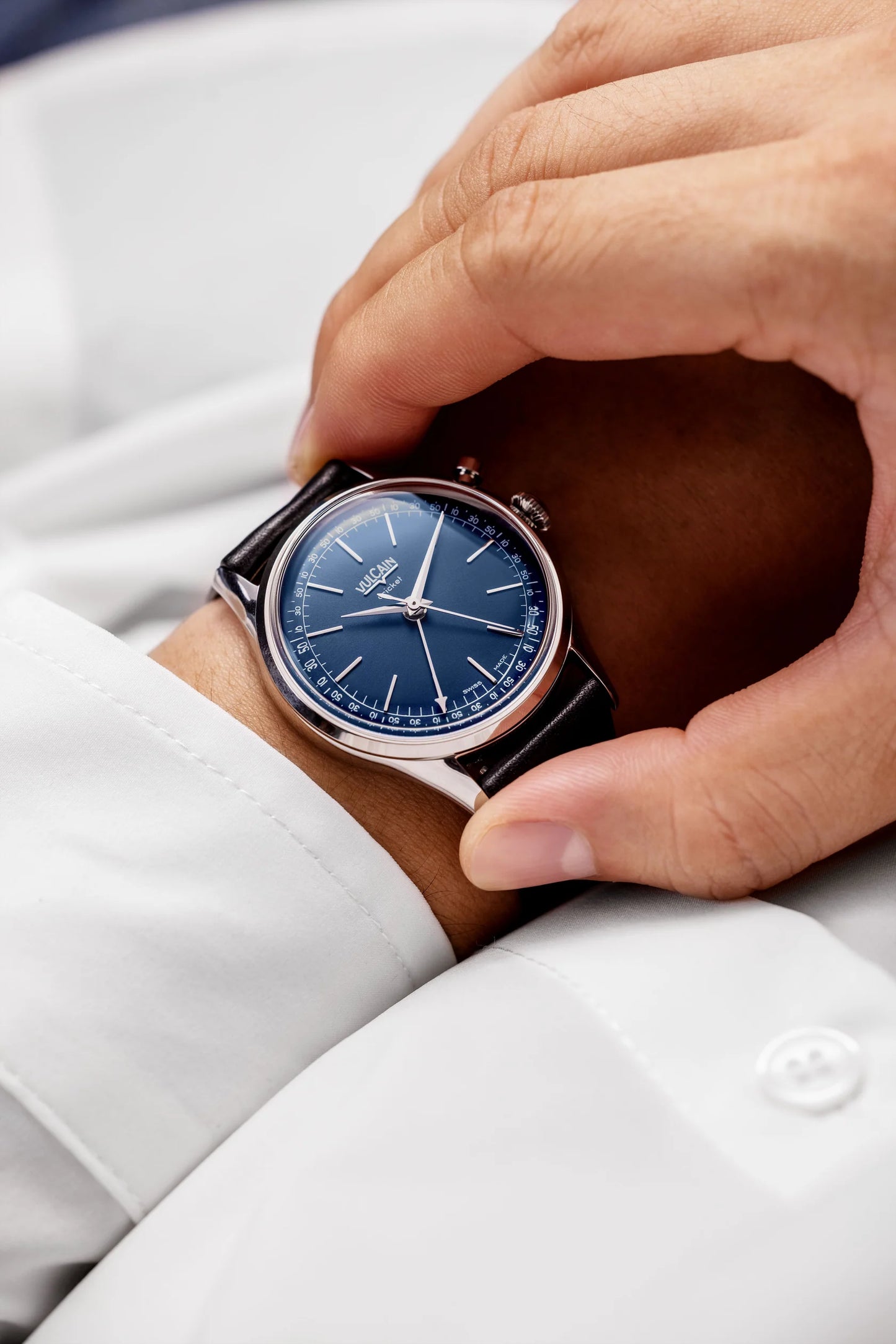 Vulcain Cricket President 39mm - Blue Limited Edition