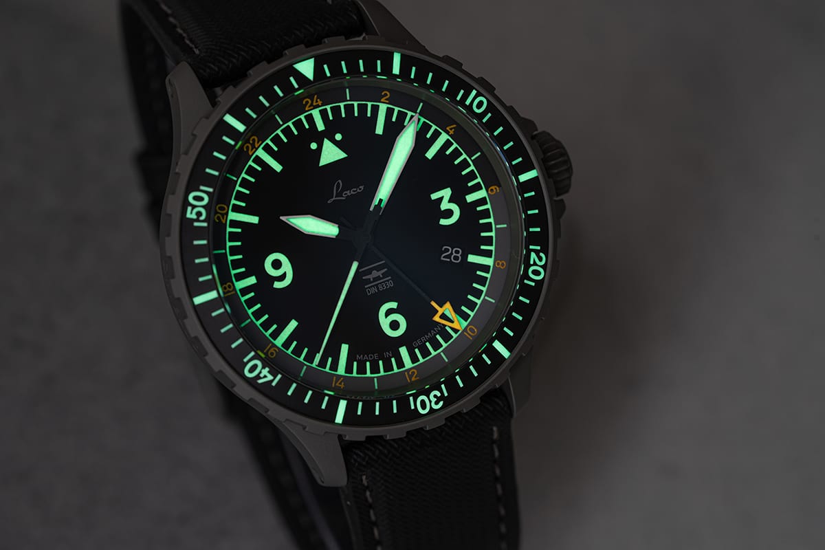 Laco DIN 8330 watches Hamburg GMT DIN 8330