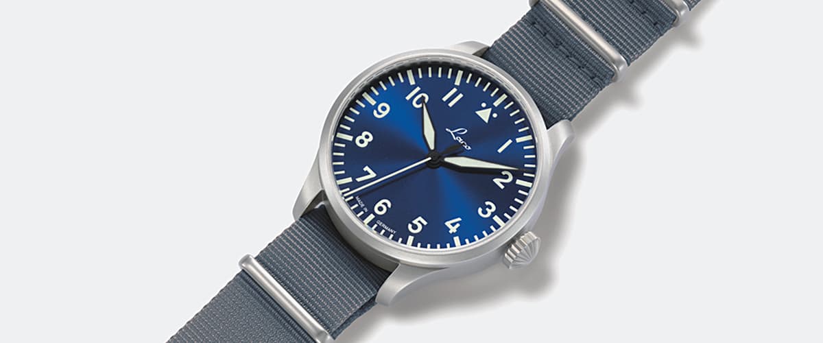 Laco Pilot Watches BASIC Augsburg Blaue Stunde 42