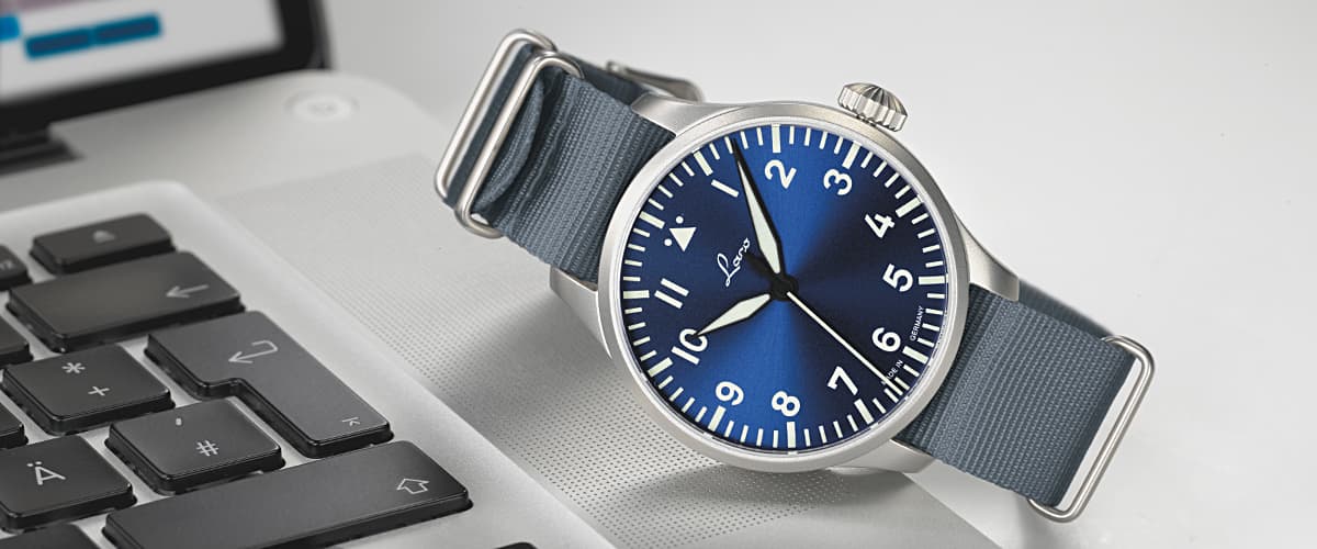Laco Pilot Watches BASIC Augsburg Blaue Stunde 42